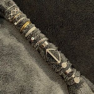 Lot of 15 rings (various sizes 6-9)